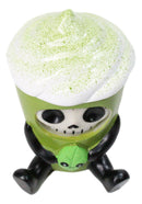 Furry Bones Matchiko Green Tea Leaf Matcha Drink Skeleton Figurine Furrybones