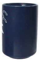 Blue Dragonfly Yunomi Japanese Tea Cups Set of 6 Reactive Glaze Ceramic 10 oz