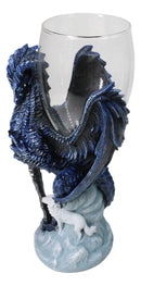 Ruth Thompson Elemental Dragon Alpha Blade Sword Glass Wine Goblet Chalice Cup