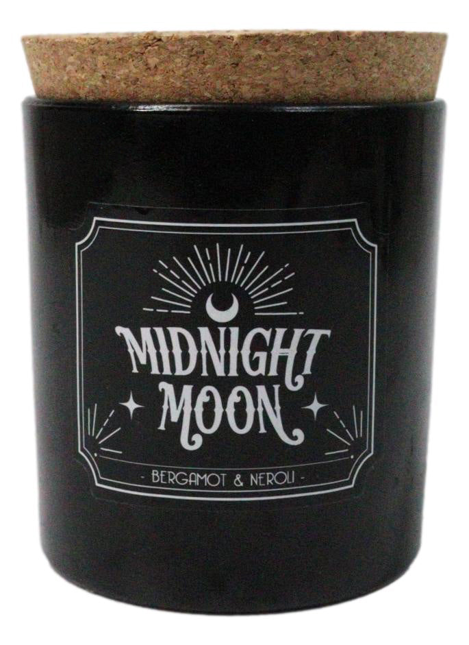 Wicca Midnight Moon Bergamot and Neroli Orange Pillar Candle Home Fragrance