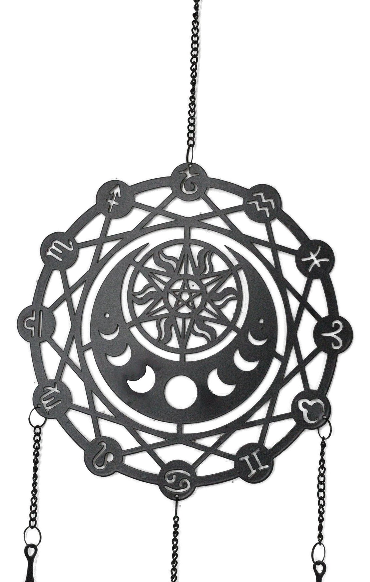 Phases Of The Moon Zodiac Solar Astrology Dreamcatcher Wall Hanging Decoration