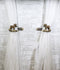 Set of 2 Rustic Western Bull Moose On Branch Drapery Curtain Holdback Tie Back