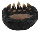 Rustic Western Long Claws Bear Paw Jewelry Trinket Keys Tray Dish Plate Figurine