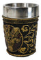 Set Of 2 Occultic Pagan Pentagram Sigil Of Baphomet Sabbatic Goat Shot Glasses