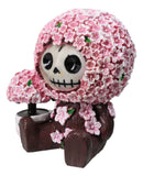 Furry Bones Japanese Sakura Pink Cherry Blossoms Skeleton Figurine Furrybones