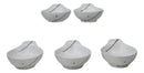Pack Of 5 Yukino Hana Ceramic Ponzu Sauce Soup Shallow Bowls With Handle 5oz