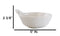 Pack Of 6 Yukino Hana Snowflakes Melamine Shallow Bowls With Handle 7oz