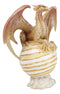 Solar Galaxy Planet Jupiter Terrestrial Guardian Beige Orange Dragon Figurine