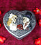 Day Of The Dead Rose Skeleton Bride Groom Wedding Heart Floral Decorative Box