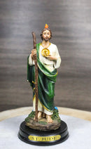 Saint Jude Thaddeus The Apostle With Holy Spirit Fire Figurine With Base 5.5"H