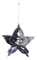 Anne Stokes Fantasy Pentagram Yin Yang Dragons Tree Hanging Ornament Figurine