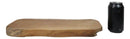 Small Bohemian Rustic Live Edge Teak Wood Charcuterie Cheeseboard 15"L