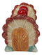 Autumn Festive Thanksgiving Dinner Turkey Hens Ceramic Salt And Pepper Shakers