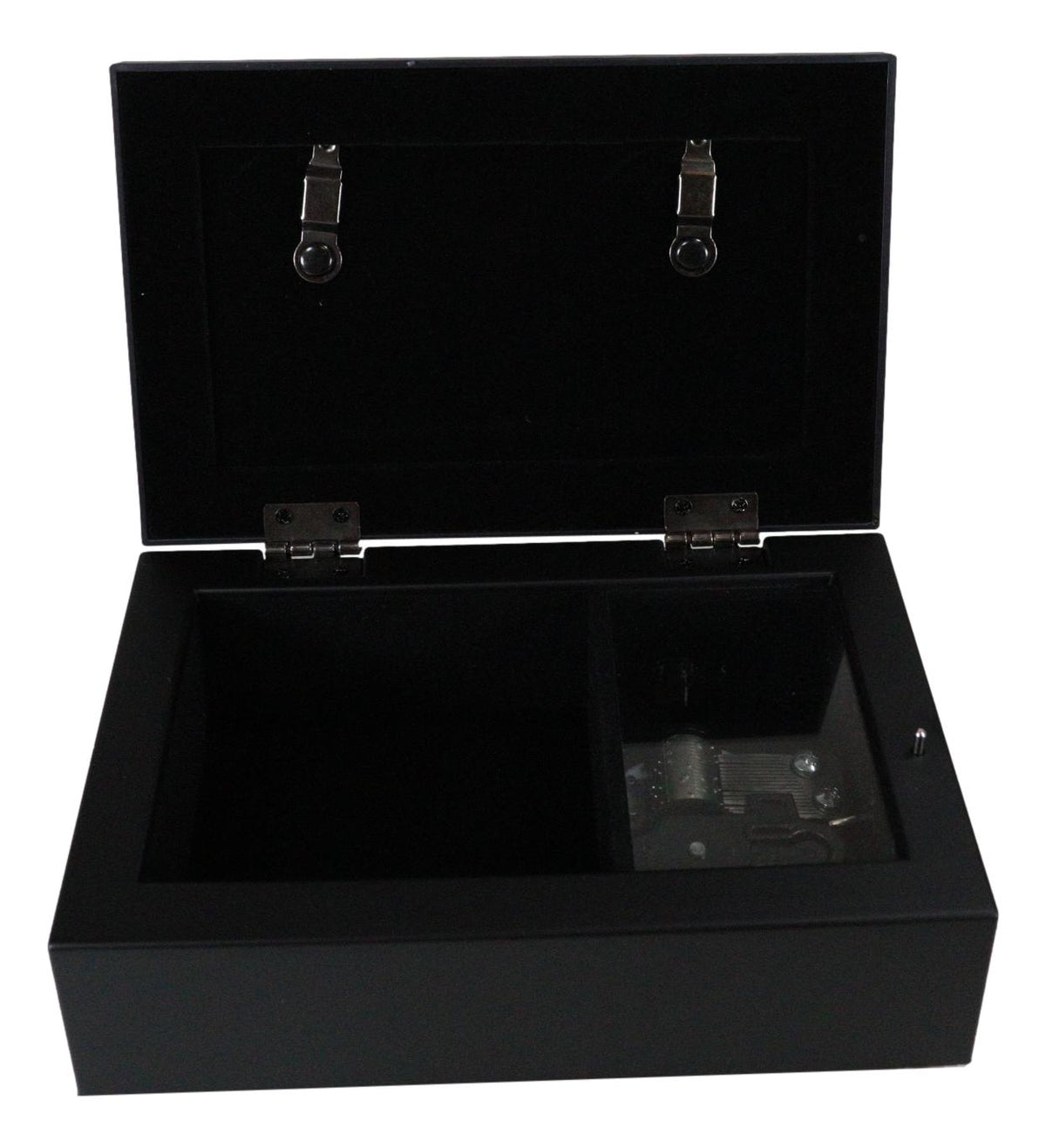 May Month Emerald Birthstone Sweetness And Happiness Black Musical Trinket Box