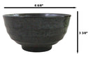 Pack Of 5 Grey Tone Hakumu Ceramic Soup Salad Rice Donburi Poke Bowls 24oz