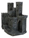 Medieval Castle Fortress Display Stand And 12 Mini Crusader Knights Figurine Set