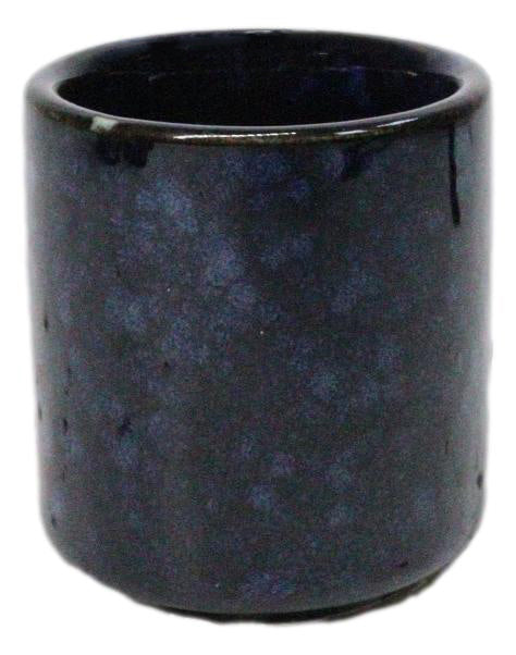 Set of 6 Speckled Indigo Blue Porcelain 1.25oz Ochoko Yuzu Sake Cups