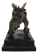 Faux Taxidermy Stegosaurus Dinosaur Fossil Figurine On Museum Display Base Stand