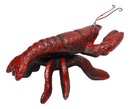 Pack Of 4 Cast Iron Nautical Cajun Creole Mini Baby Lobster Decorative Figurines