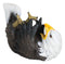 American Pride Patriotic Drinking Bald Eagle Wine Bottle Holder Figurine 11.25"L