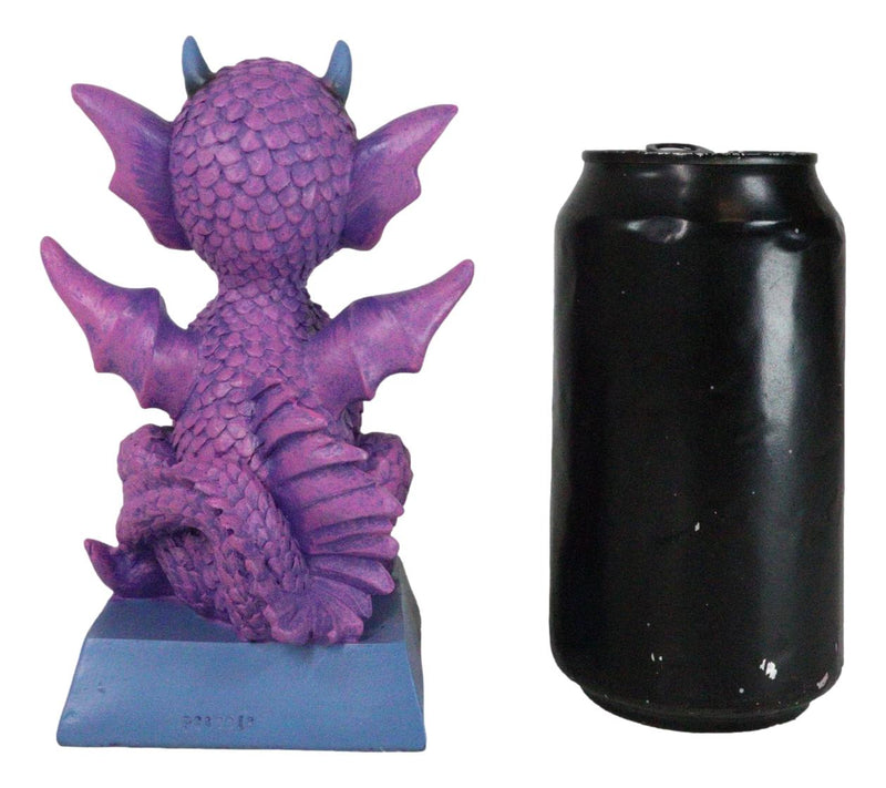 Violet Drake Koan Cartoon Chibi Dragon Fantasy Figurine She's Cute But Fierce