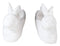 Pack Of 2 Bunny Rabbit White Ceramic Serving Platter Plate Cracker Dish Trays