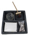 Square Buddha Zen Garden Set Lotus Incense And Candle Holder Meditation Kit