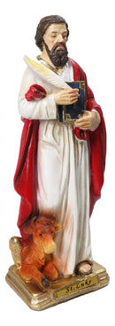 Christian Apostle Disciple of Jesus Saint Luke The Evangelist W/ Ox Figurine 8"