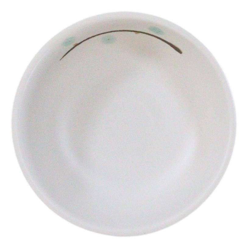 Set Of 6 Modern Yukino Hana Snowflakes Melamine Soup Rice Shallow Bowls 5oz