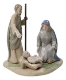 Christmas Nativity Holy Family Mary Joseph Jesus Bone China Porcelain Figurine