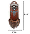 Western Cowboy Country Rustic Horse Saddle With Cow Skull Wall Bottle Opener