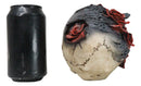 Day of The Dead Romantic Gothic Thorny Red Roses Two Faced Skull Figurine