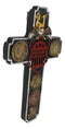 Remember Our Veterans Eagle USA Navy Army Air Force Military Medals Wall Cross