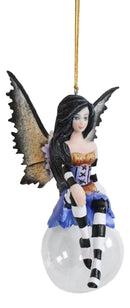 Lissette Oriental Fae Bubble Rider Fairy Ornament Amy Brown Holiday Collection