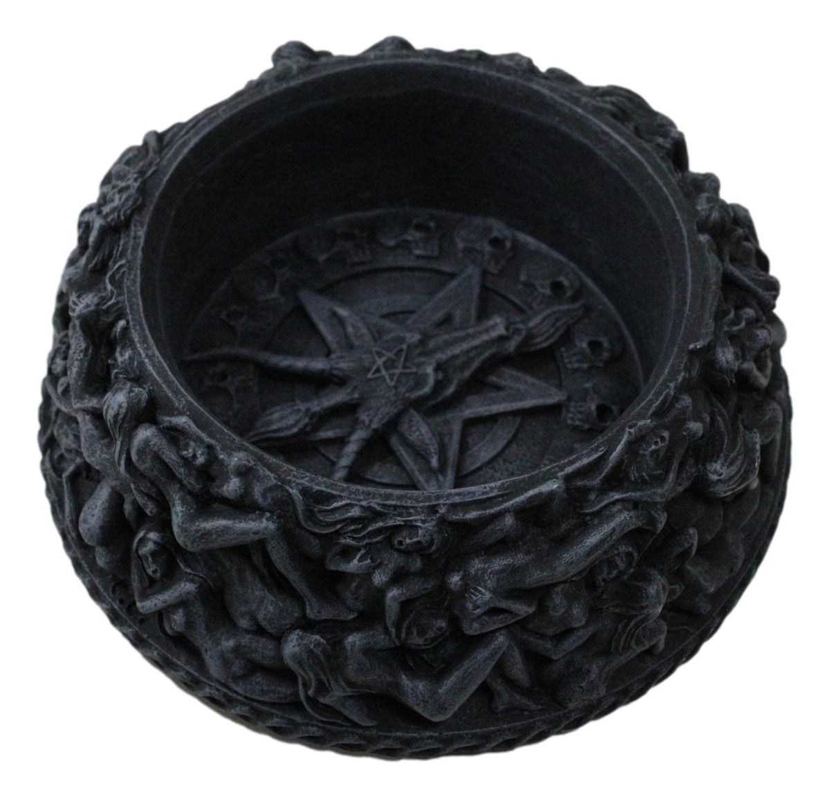 Occult Baphomet Sabbatic Goat Pentagram Erotica Base Stand For Crystal Ball