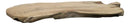 Large Bohemian Rustic Live Edge Teak Wood Charcuterie Cheeseboard 23"L