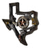 Rustic Western Lone Star Texas Map 4 Cowboy Revolver Guns With Ropes Wall Decor