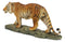 Jungle Apex Predator Prowling Fierce Orange Bengal Tiger Figurine 11.25"L