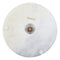 Natural Round White Marble With Copper Tone Metal Rod Modern Paper Towel Holder