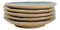 Pack Of 5 Blue River Ao Nagashi Collection Porcelain Round Dinner Plates 8.75" D