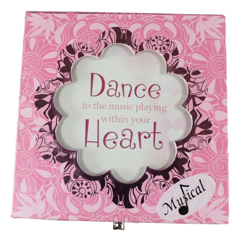 Dancing Ballerina Dance To Music Playing Within Your Heart Musical Trinket Box
