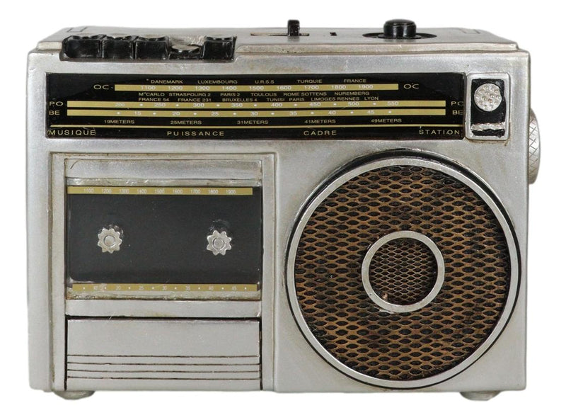 Novelty Vintage Retro Cassette Tape Radio Player Money Coin Savings Piggy Bank