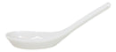 Contemporary High Gloss White Melamine Asian Soup Spoons Pack Of 12 Set