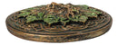 Green Man Tree Spirit Round Medallion Celtic Knot Incense Burner Ash Catcher