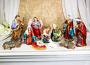 Christmas Nativity Set Mary Joseph Baby Jesus 3 Wise Men Angel 11 Pc Figurines