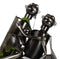 Honeymoon Wedding Couple Making Love Hand Made Metal Wine Bottle Holder Caddy