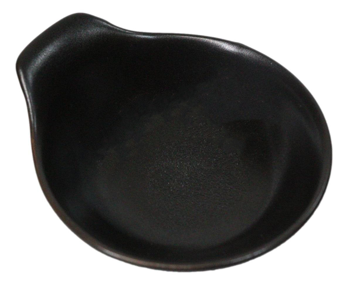 Pack Of 6 Black Kokuyo Minimalist Small Ponzu Tonsui Salad Bowls With Handle 5oz