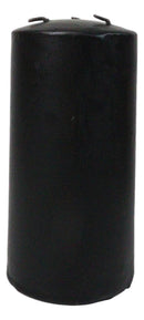 Large Gothic Draculina Pink Vampire Tears Black Unscented Pillar Candle 6"H