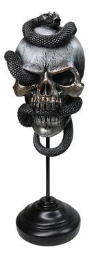 Cult Of Canaan Serpent Skull Masque Ornament On Pole Stand Or Wall Sculpture