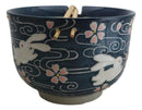 Pink Sakura White Rabbits Large 24Oz Donburi Ramen Bowl With Chopsticks Set